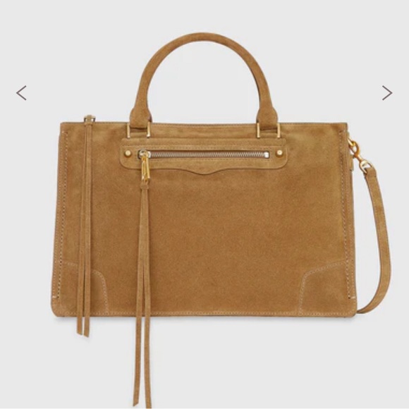 Rebecca Minkoff Regan Satchel Tote great condition with dust bag walnut color. - Picture 1 of 4